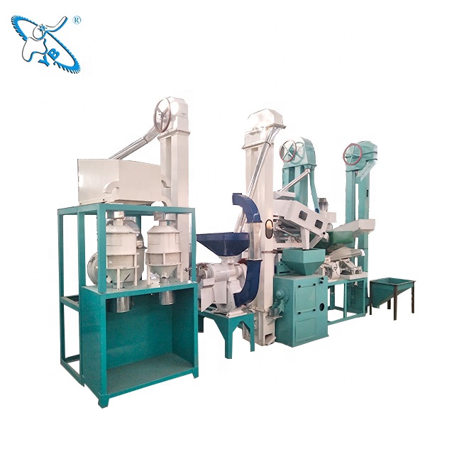 Complete Small Scale Combined Rice Mill Machine For Sale