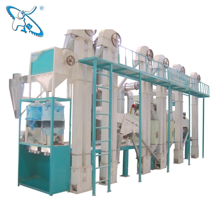 Automatic rice processing machine plant