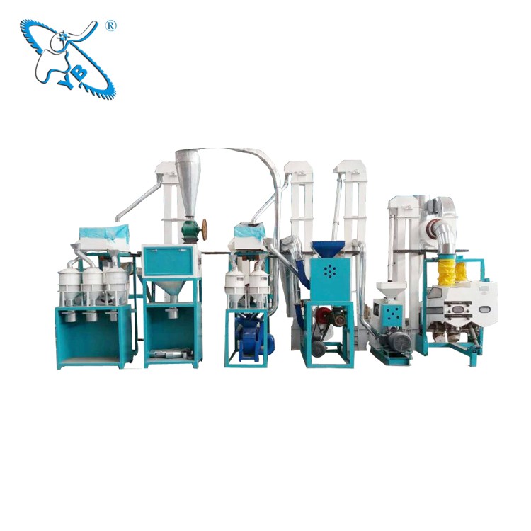 Corn flour making machine process