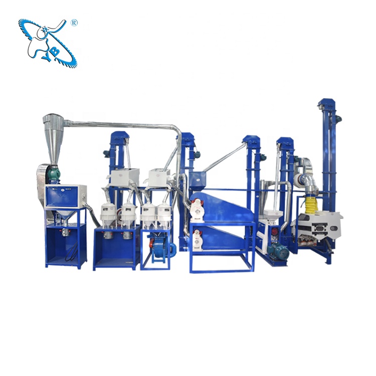 Corn flour mill machine production