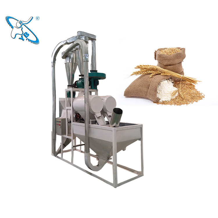 Small Scale Wheat Grinding Machine For Flour Production Line