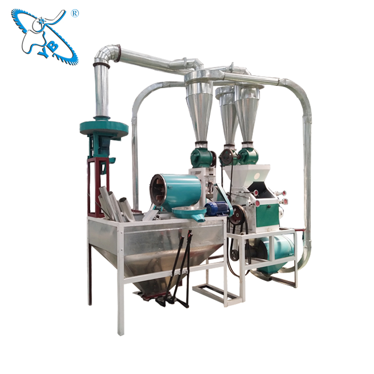 Low Cost Small Grain Grinder Flour Mill Machine For Wheat
