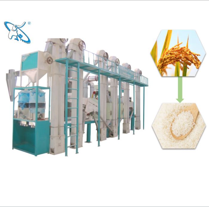 Complete automatic paddy rice mill plant machinery