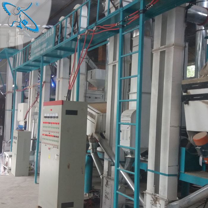 Automatic 2 ton per hour rice mill plant
