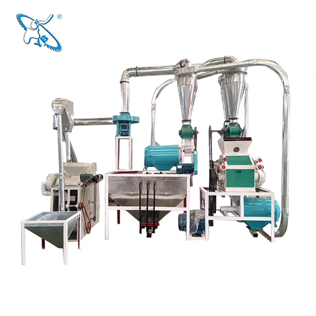 300kg/h small scale wheat flour milling machines with price