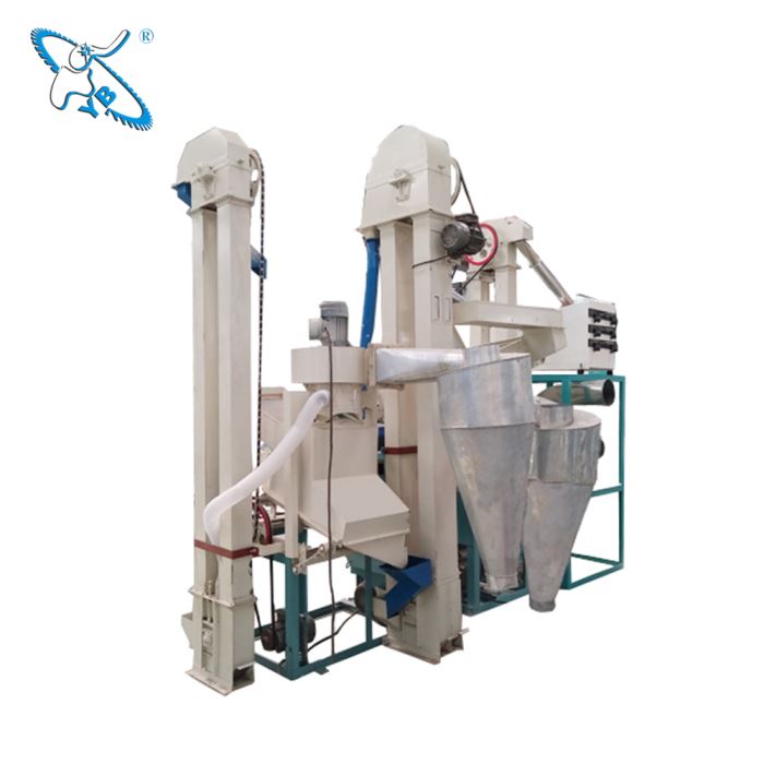 Complete rice milling and polishing machine plant