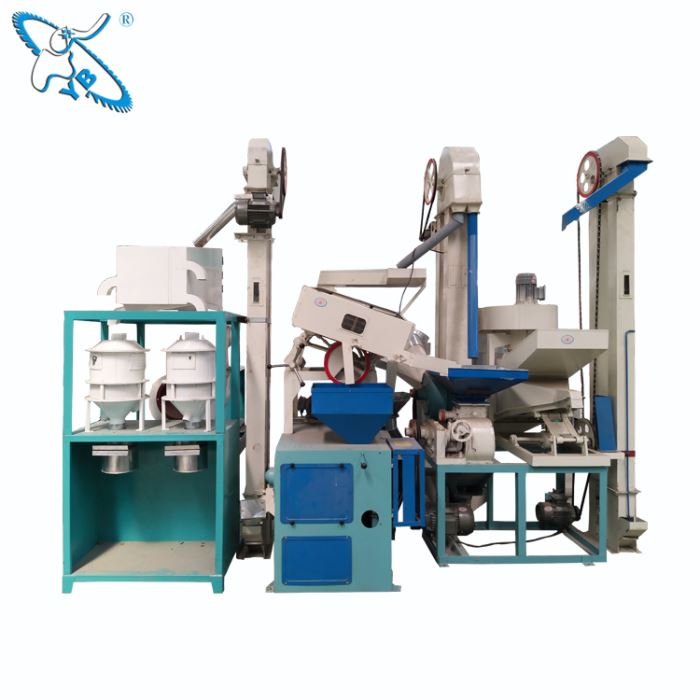 Rice Processing Unit 5 ton Machine 1.5tpd riice mill machine