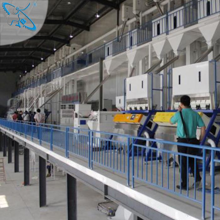 2020 Automatic rice processing machine plant